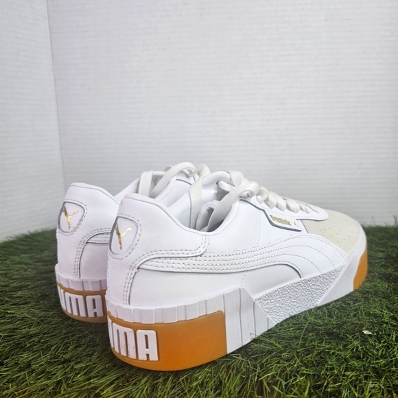 Puma Cali Exotic White Sneakers 369653-01 Women's Size 10 - Picture 4 of 8